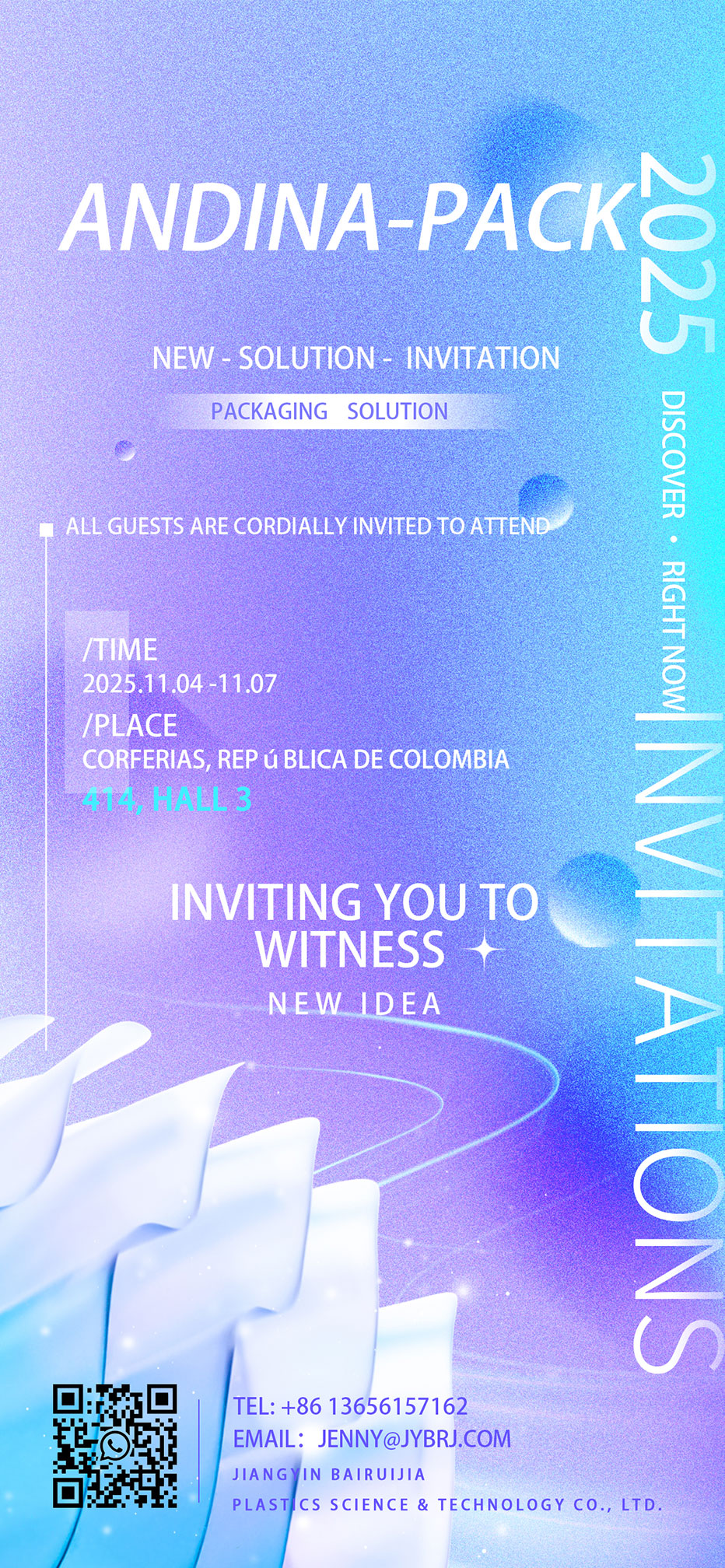 Join Us at Andina-Pack 2025 – Discover the Future of Packaging with a Leading POF Shrink Film Manufacturer!